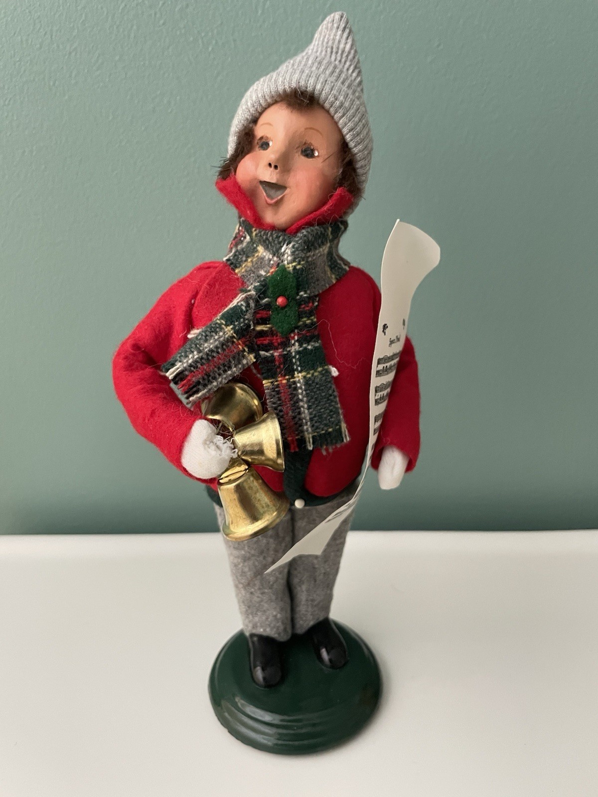Byers Choice Boy With Bells