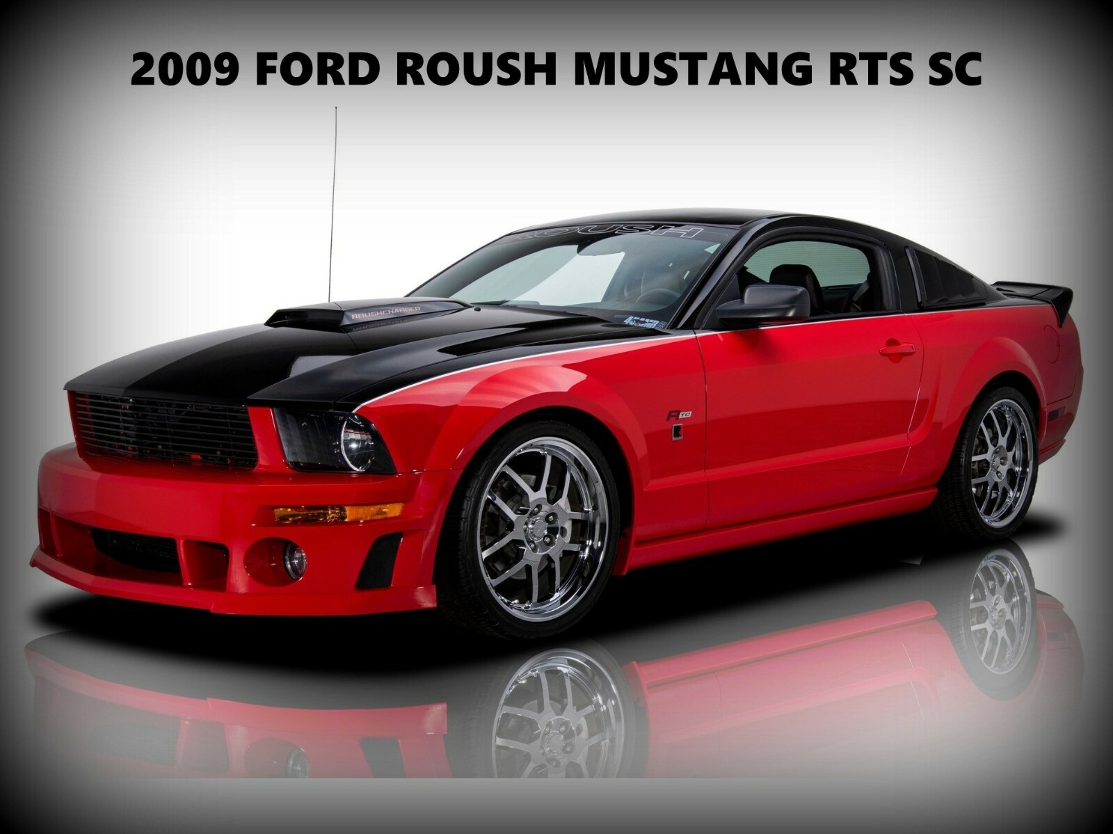 2009 Ford Roush Mustang RTS SC NEW Metal Sign: Pristine Condition - Large Size