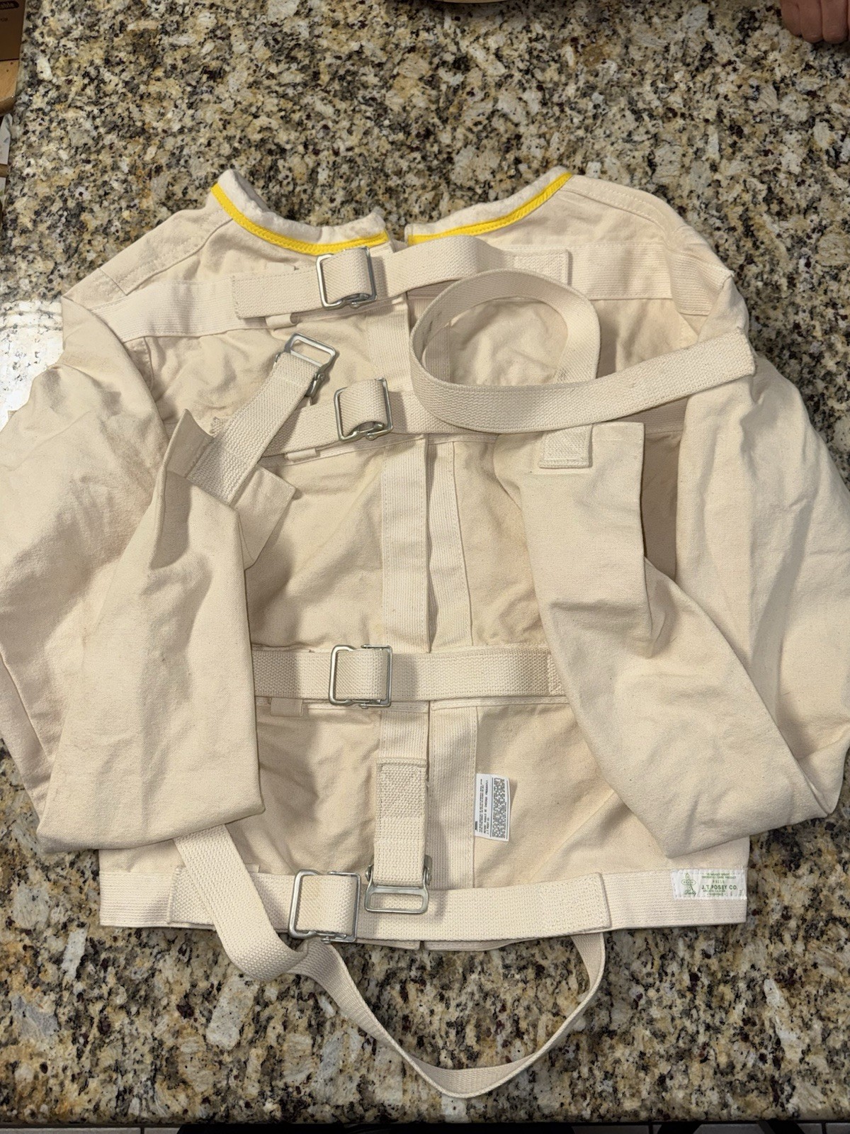 Vintage JT Posey Authentic Straight Jacket Medical oddity Size Men’s Large Rare