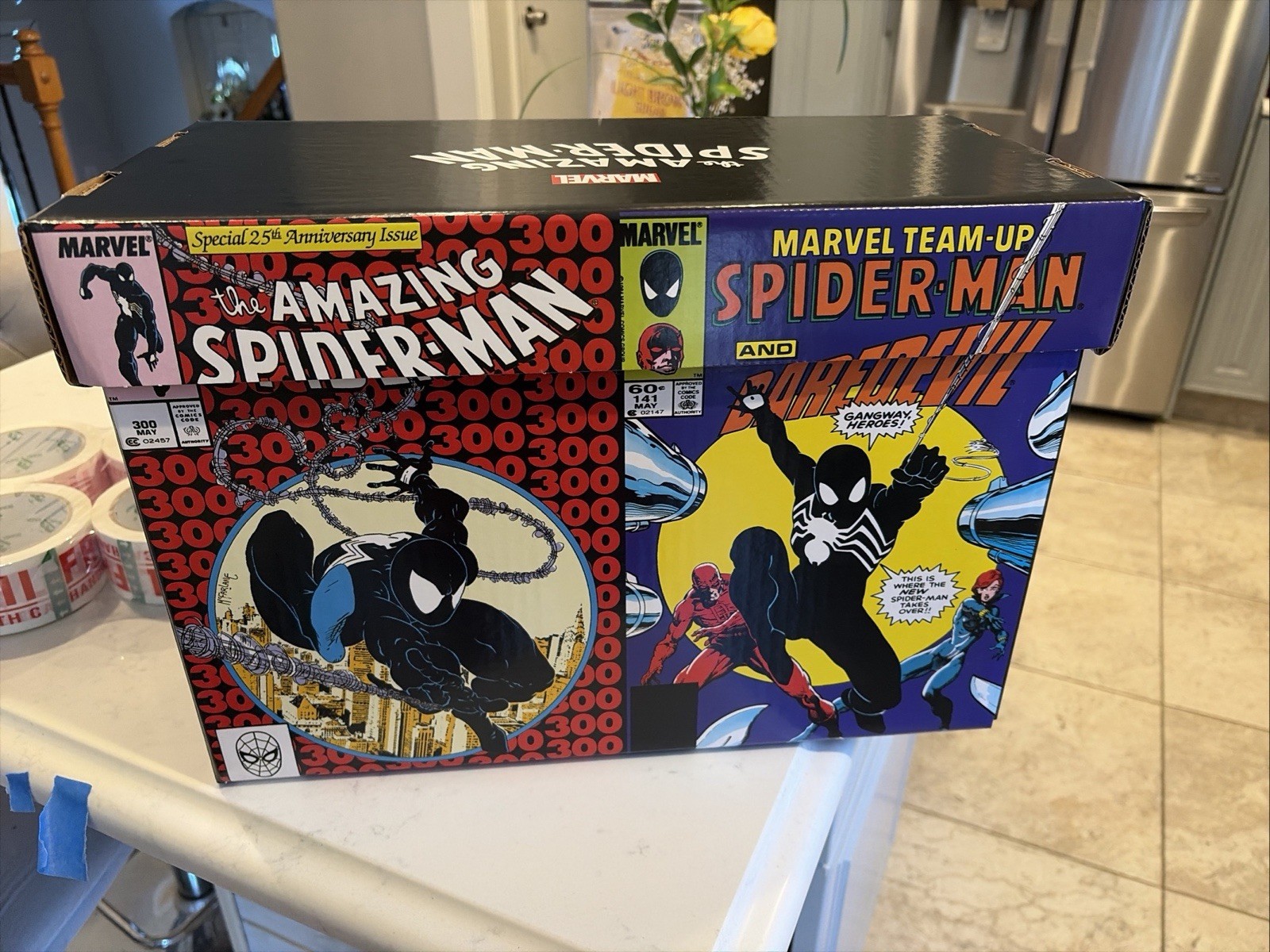Amazing Spider-Man Marvel Graphic Comic Storage Box 2026