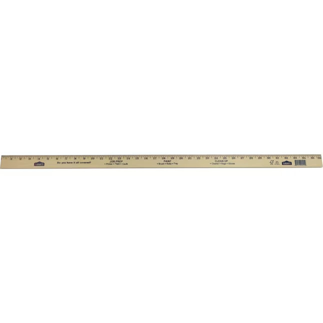 3 ft Wood Yardstick Measuring Stick and ruler