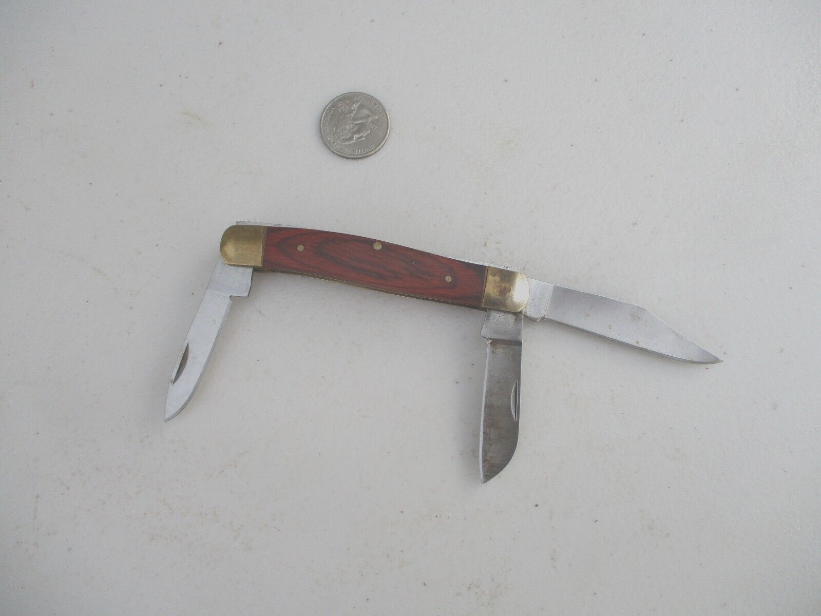 Vintage Guidesman 3-Blade Hunting Fishing Camping Pocket Knife