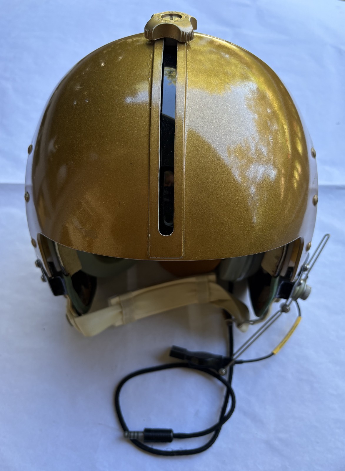 1970-1980\'s VINTAGE LARGE SIZE PILOT FLIGHT HELMET w/ ORIGINAL CARRY BAG