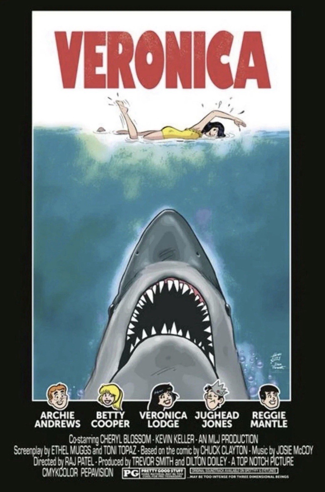 Archie’s TV Laugh-Out #79 Veronica JAWS Homage Foil Variant LTD 1000 Copies 2026