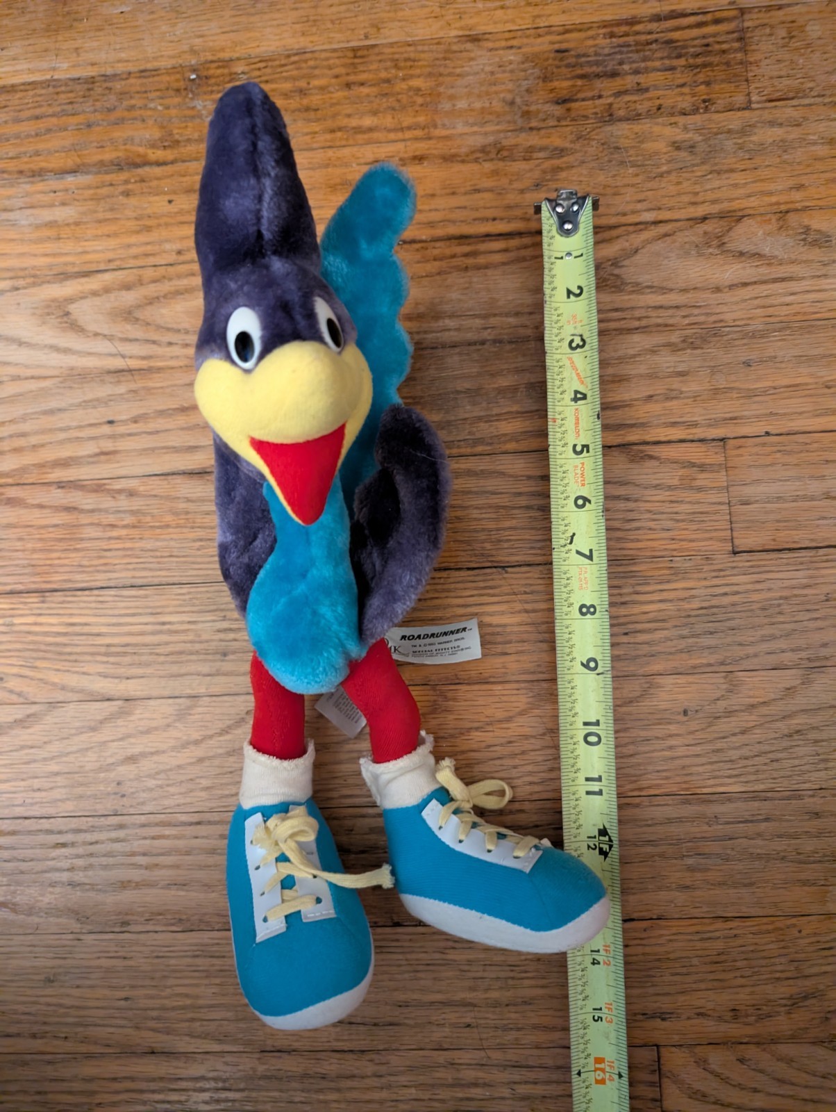 Vintage Road Runner Plush 24K Warner Bros 1993 Looney Tunes Plush