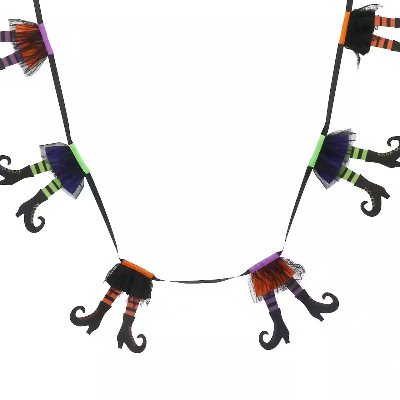 Ashland Brand Witch Legs Halloween Garland 6\'