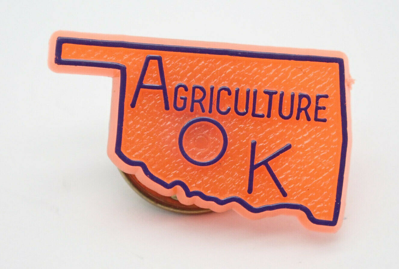 Agriculture OK Oklahoma Vintage Lapel Pin