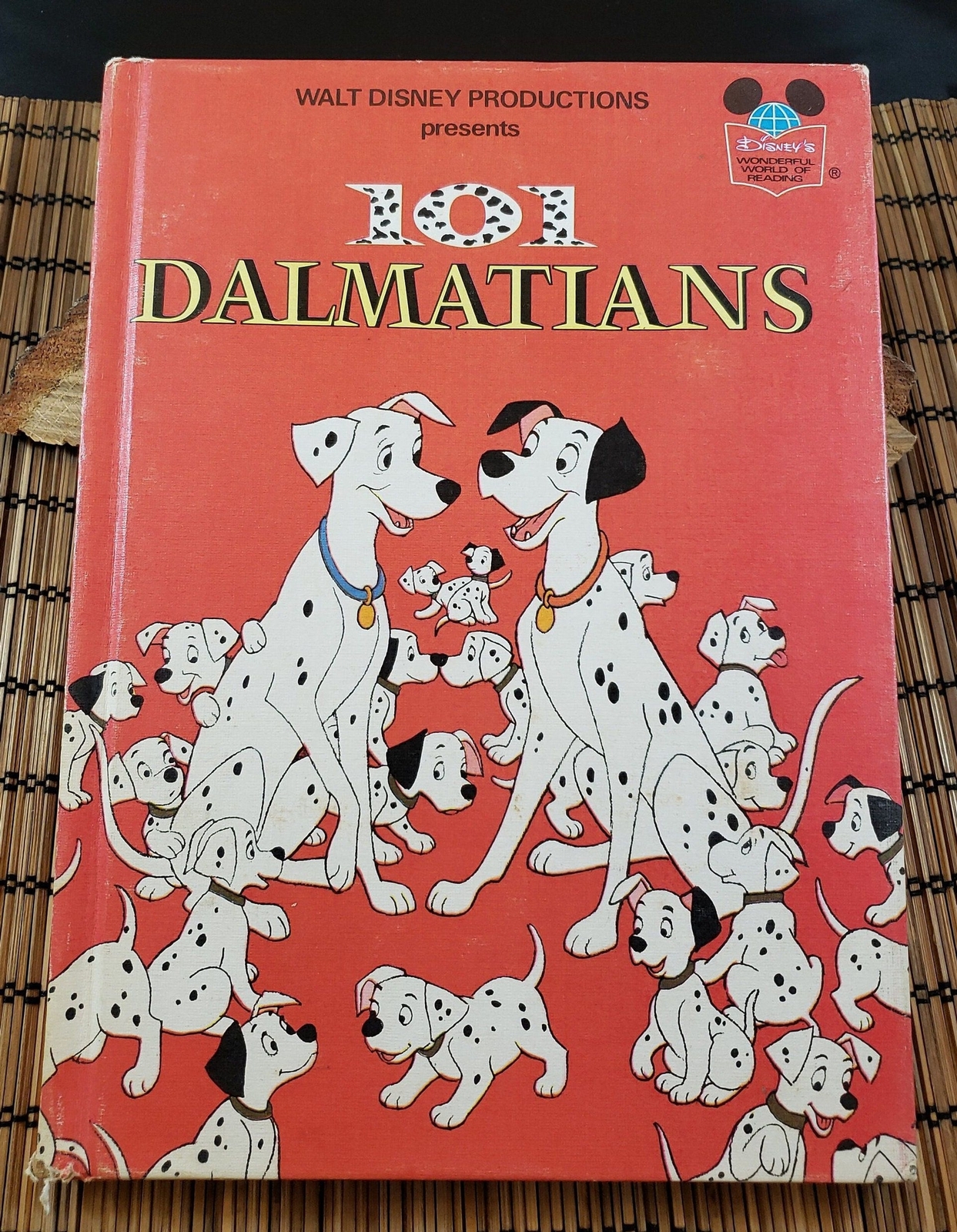 Vintage 1974 Walt Disney Production Presents 101 Dalmatians Hardback Book