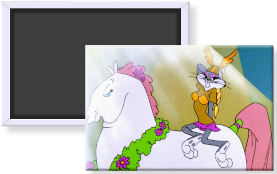 Bugs Bunny Whats Opera Doc Looney Tunes 1957 Cartoon Image Fridge Magnet 2 x 3
