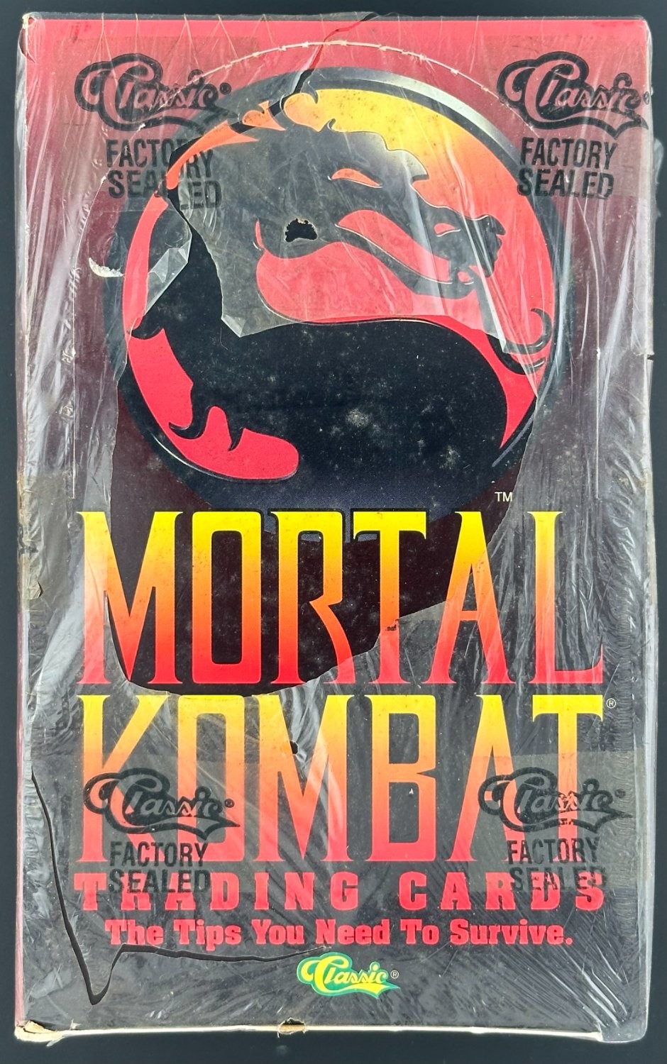 1994 CLASSIC MORTAL KOMBAT TRADING CARDS ONE FACTORY SEALED BOX Q6995