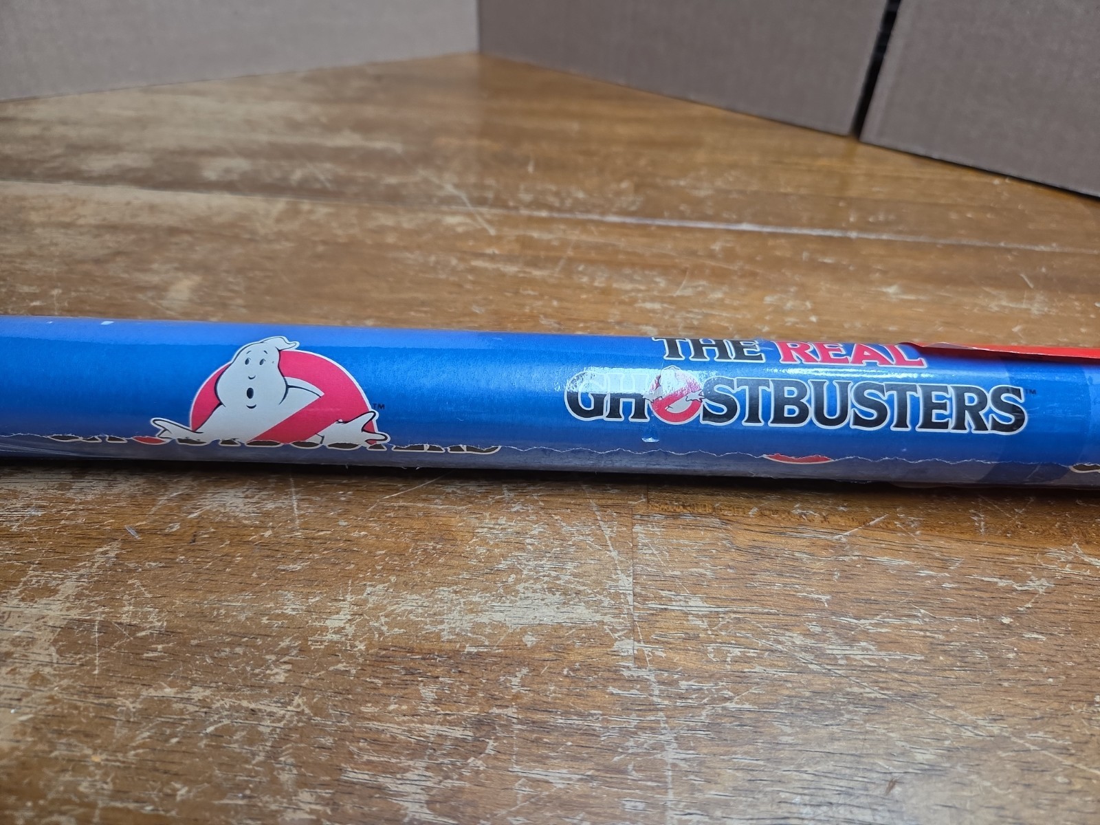 NOS Vintage 1986 The Real Ghostbusters Gift Wrapping Paper Roll 30 In X 5 Ft