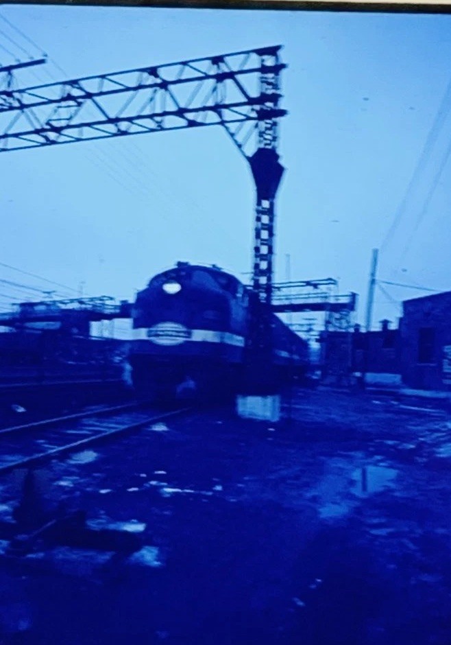 Vintage 35mm Slide Train Locomotive Railroad History Americana Photo 5909