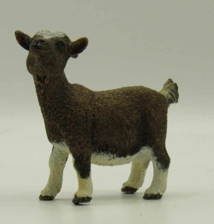 Schleich: NANNY PYGMY GOAT Brown Farm Animal Figure D-73527