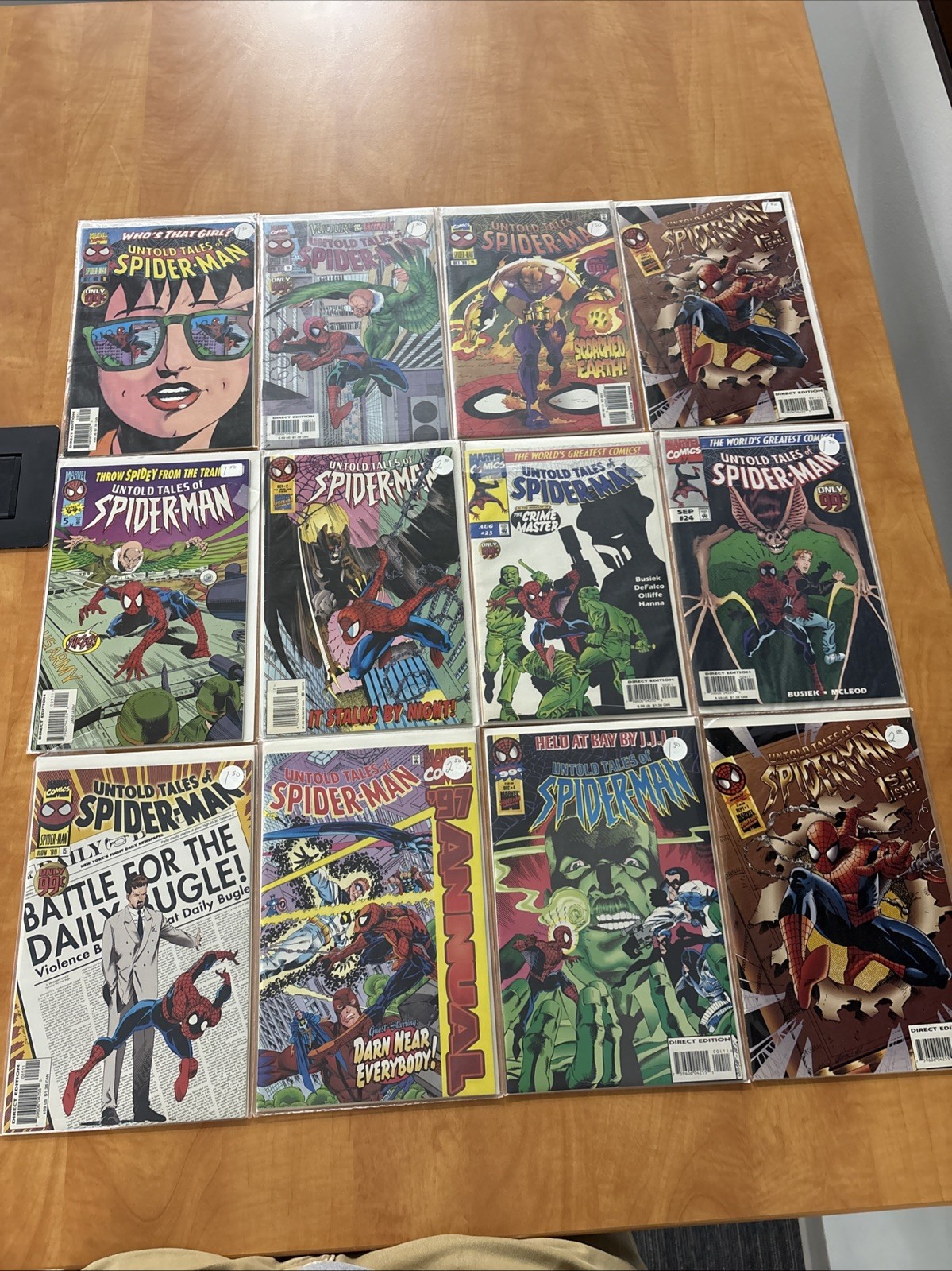 vintage marvel untold tales of spiderman Comics Lot Of 12 NM/M 