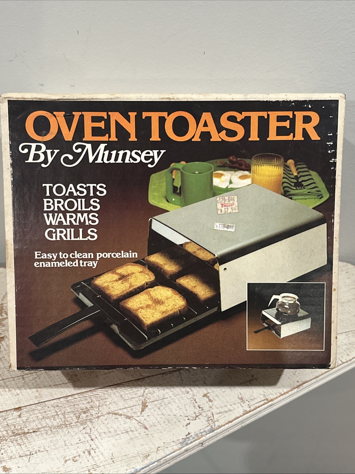 VTG Oven Toaster By Munsey 10 BC 4145 NEW FACTORY CLOSED BOX 650W 120V NOS MCM
