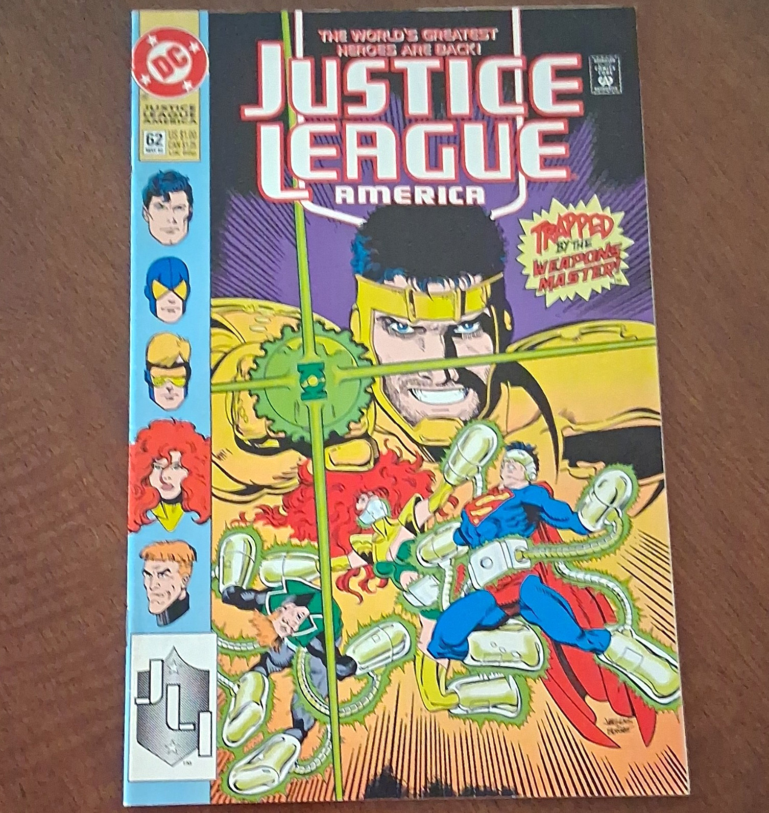 DC Comics Justice League America #62 Superman Keith Giffen J.M. DeMatteis