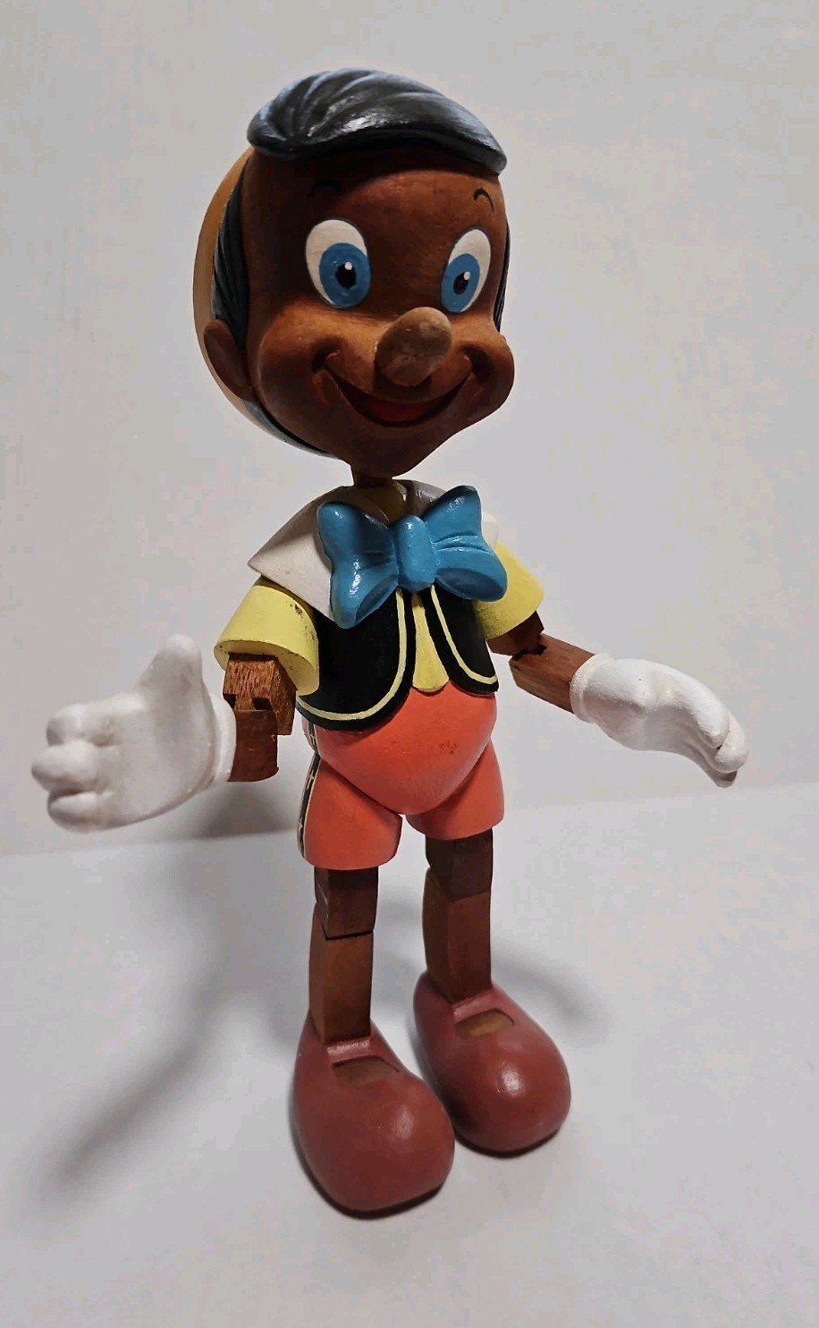 Vintage Disney Pinocchio Handcrafted Wooden Figure Limited  Edition 176/1000 