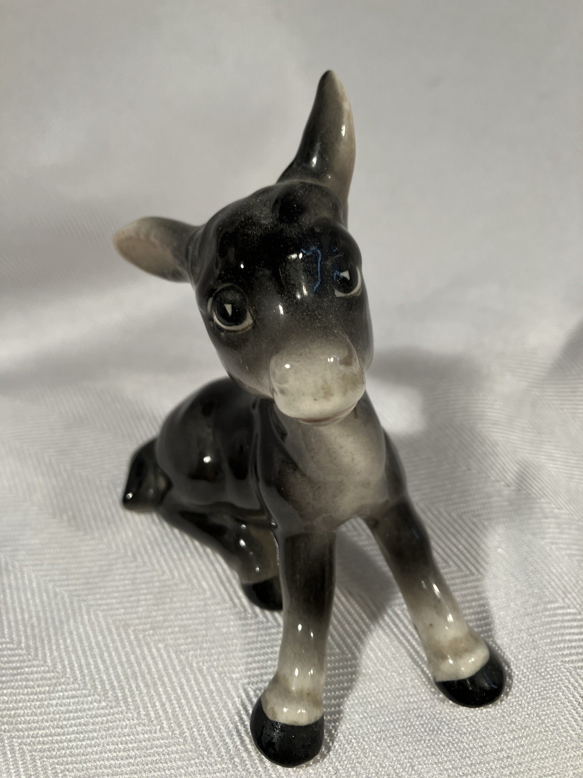 Vintage Donkey Ceramic Figurine