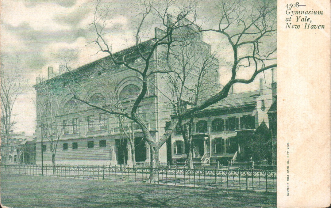 New Haven, CT, Yale University, Gymnasium Postcard 1762