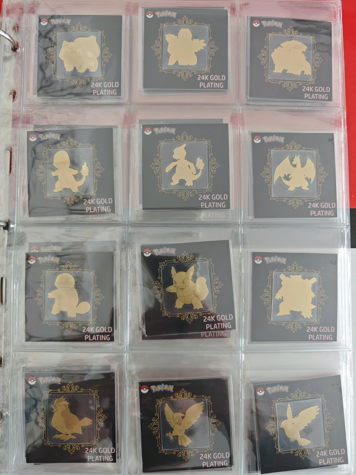 Striking Popping Candy Pokemon 24k Gold Stickers 49/50