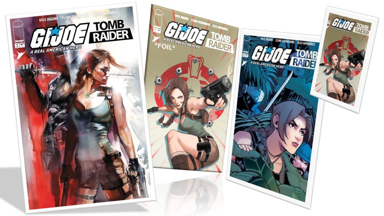GI Joe Real American Hero Tomb Raider #2 - Ito 1:50 Inc (4) CVR BUNDLE *PRESALE*