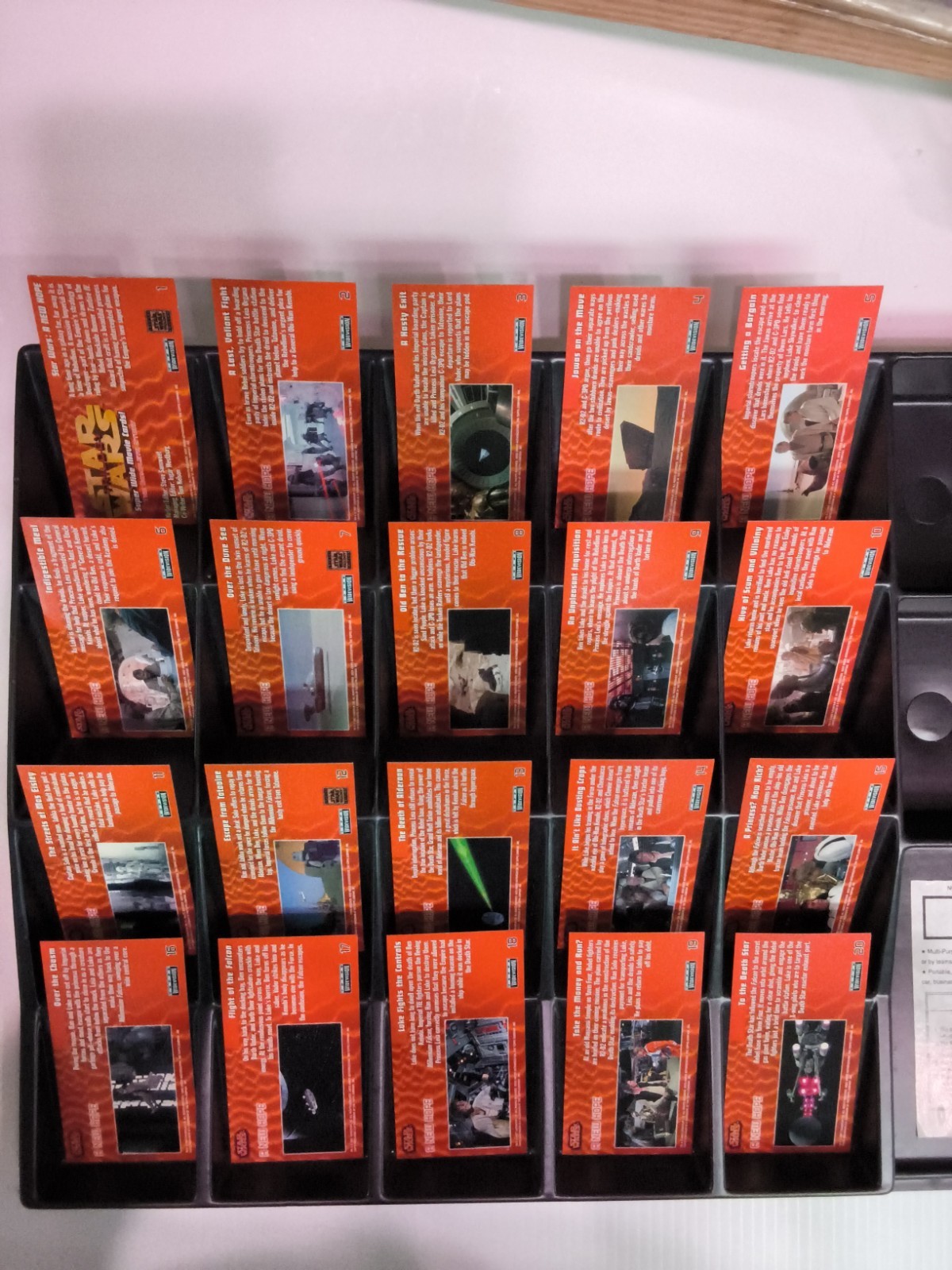 1997 Topps Widevision Star Wars Original Trilogy Trading Card Complete Set of 72