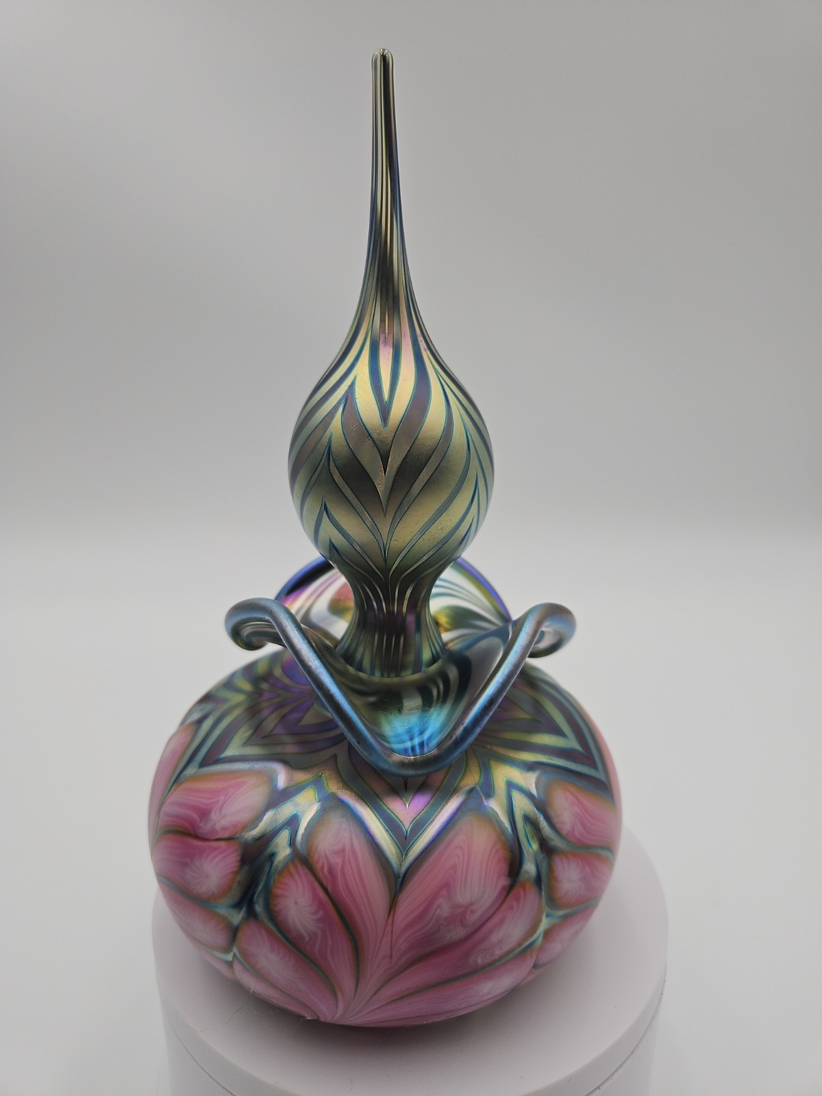 Vintage 1992 David Lotton Pulled Feather Perfume Signed
