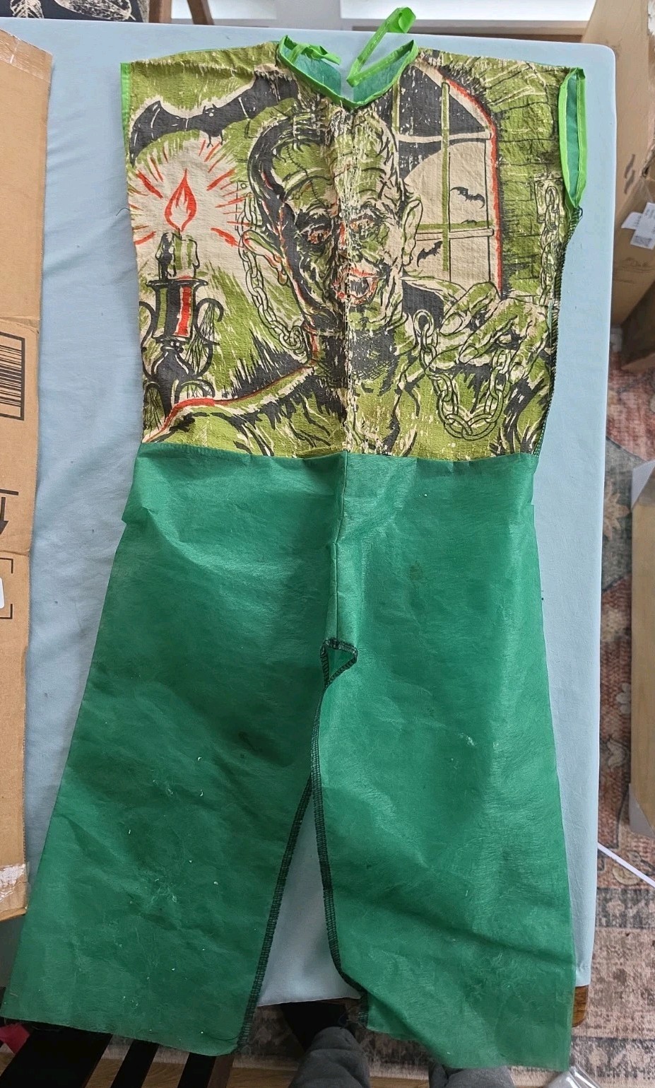 Vintage 1960\'s Ben Cooper FRANKENSTEIN Halloween Costume Universal Monster Rare