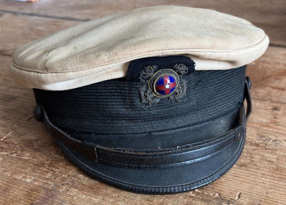 Rare Antique c1910's New York Yacht Club NYYC Officer's Cap B Schlesinger & Sons