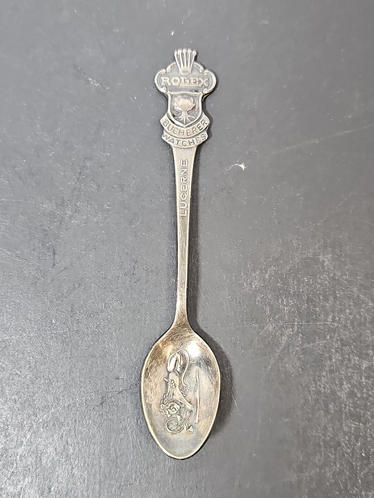 VTG Spoon by Rolex Bucherer of Switzerland Silver Plate Spoon 4
