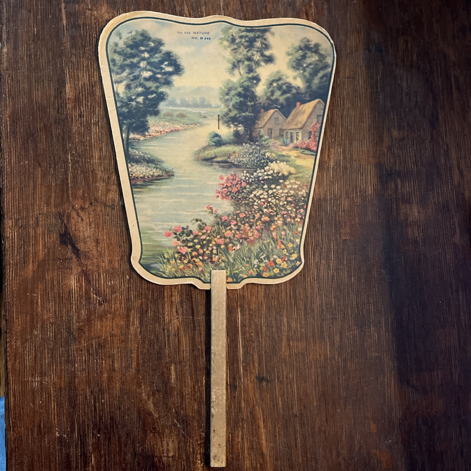 Antique 1930s Advertisement Fan, Souderton,PA Tony’s Place Nice