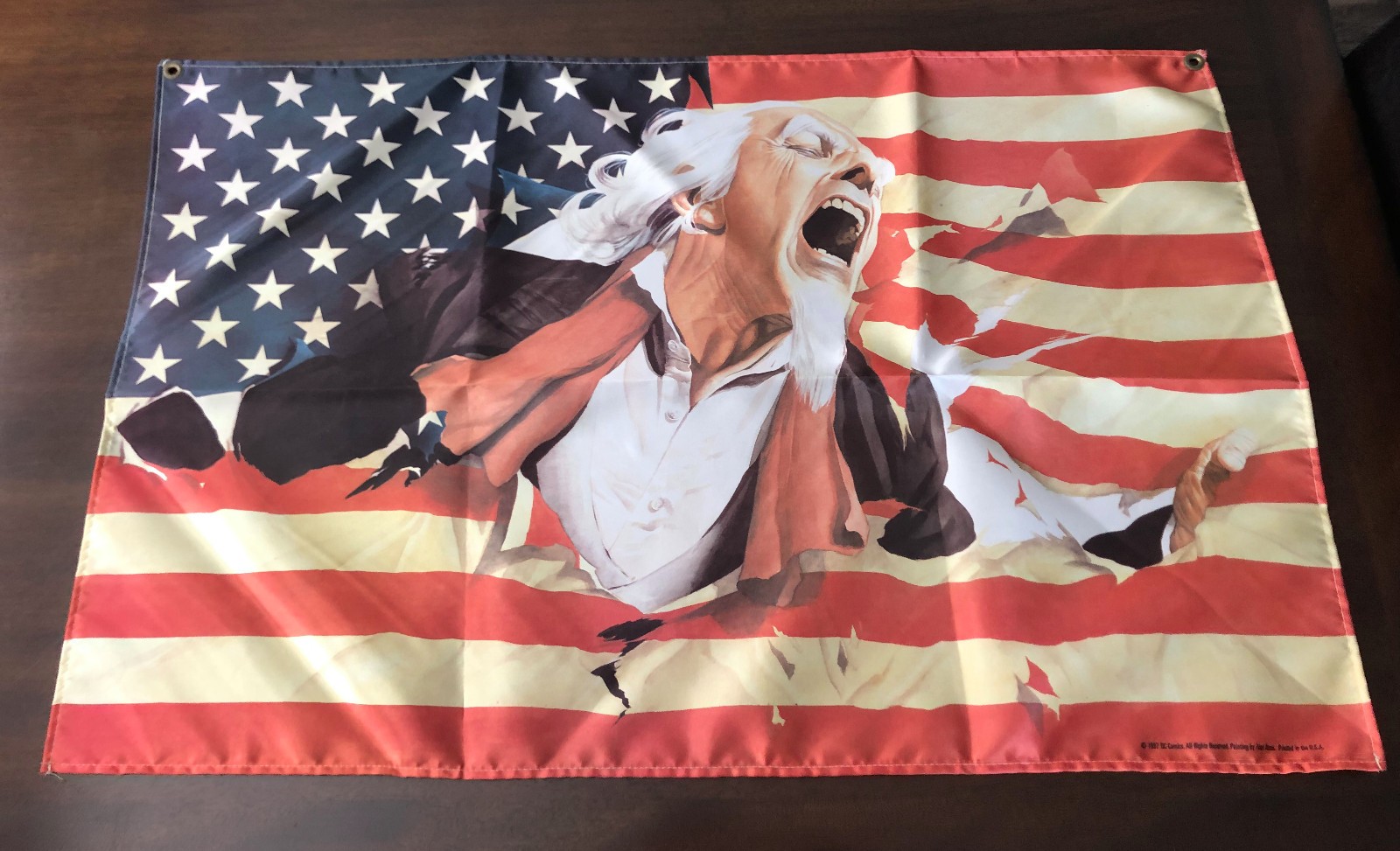 UNCLE SAM U.S. FLAG BANNER by ALEX ROSS released by DC Comics in 1997. PERFECT