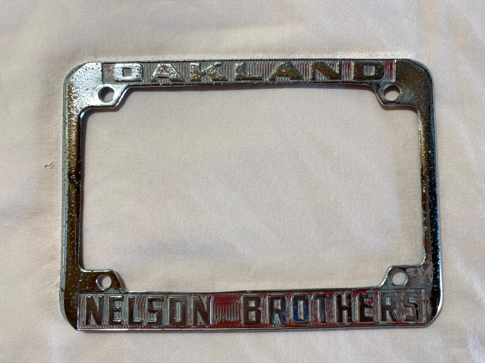 Vintage Honda Motorcycle Dealer License Plate Frame CB CL C100 CA S65 S90 CT C
