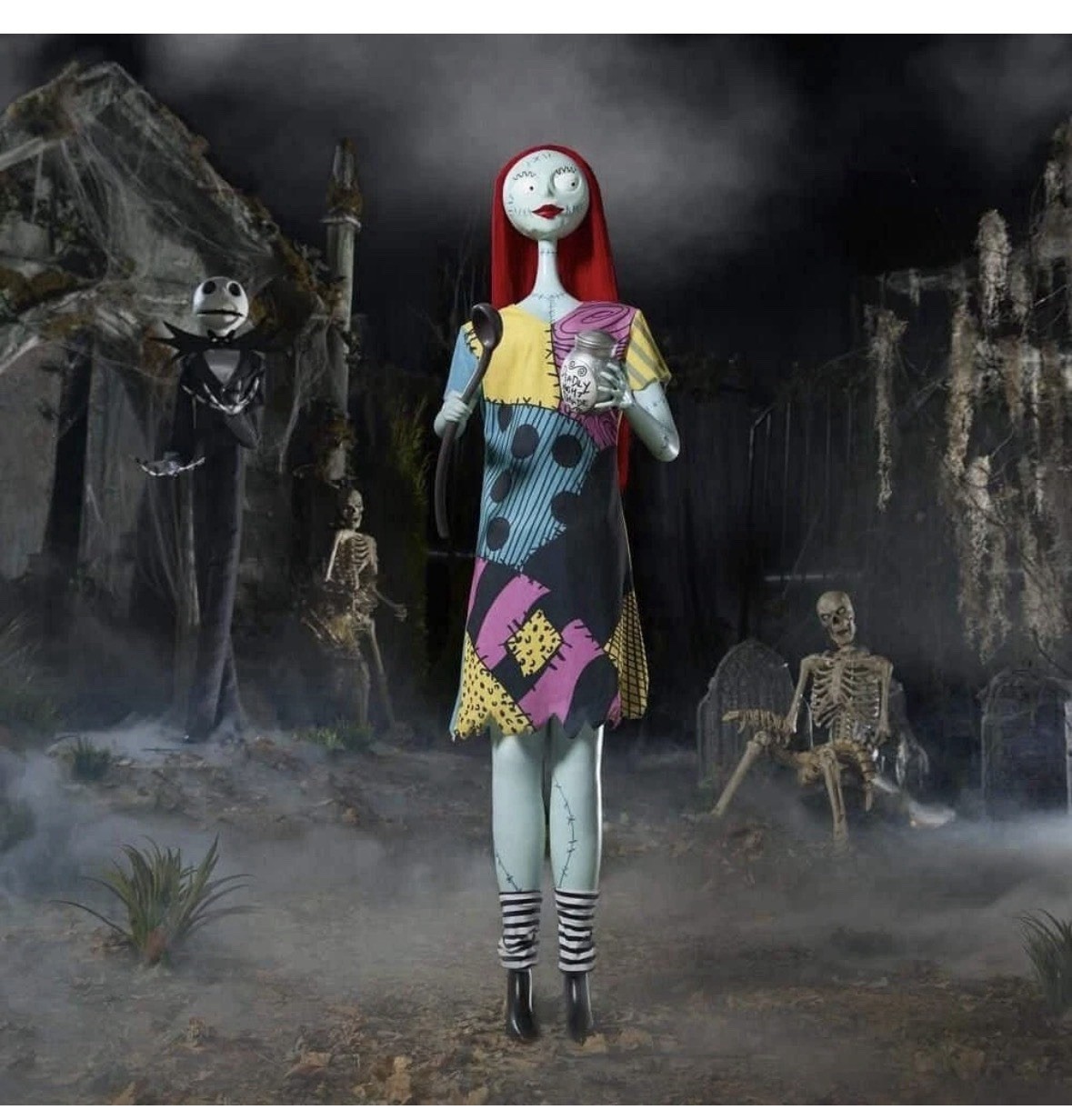 Sally Nightmare Before Christmas 6 FT Deluxe Life Size Animated Halloween Decor