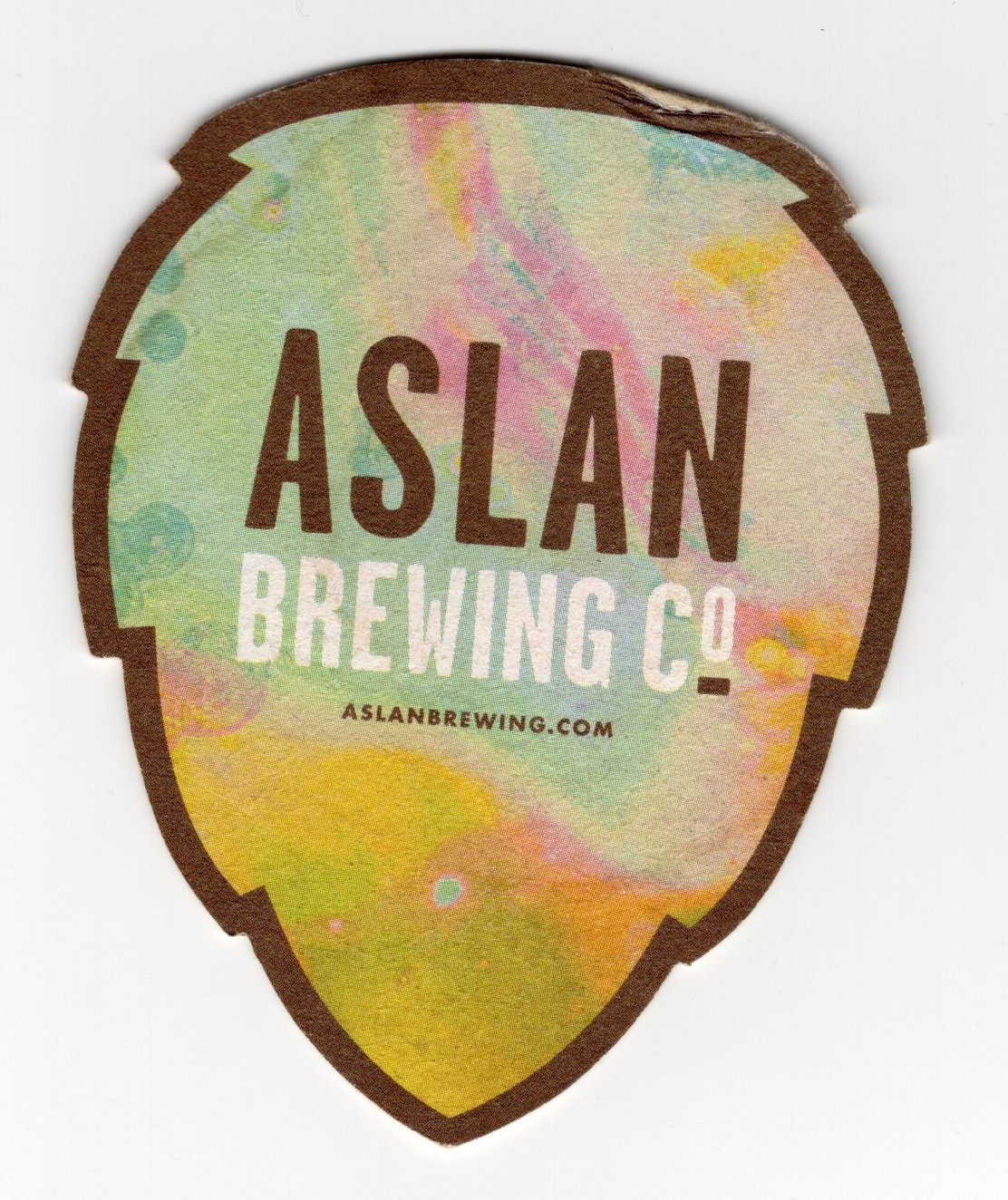 Vintage - Aslan Brewing Co Beer Coaster - B13B