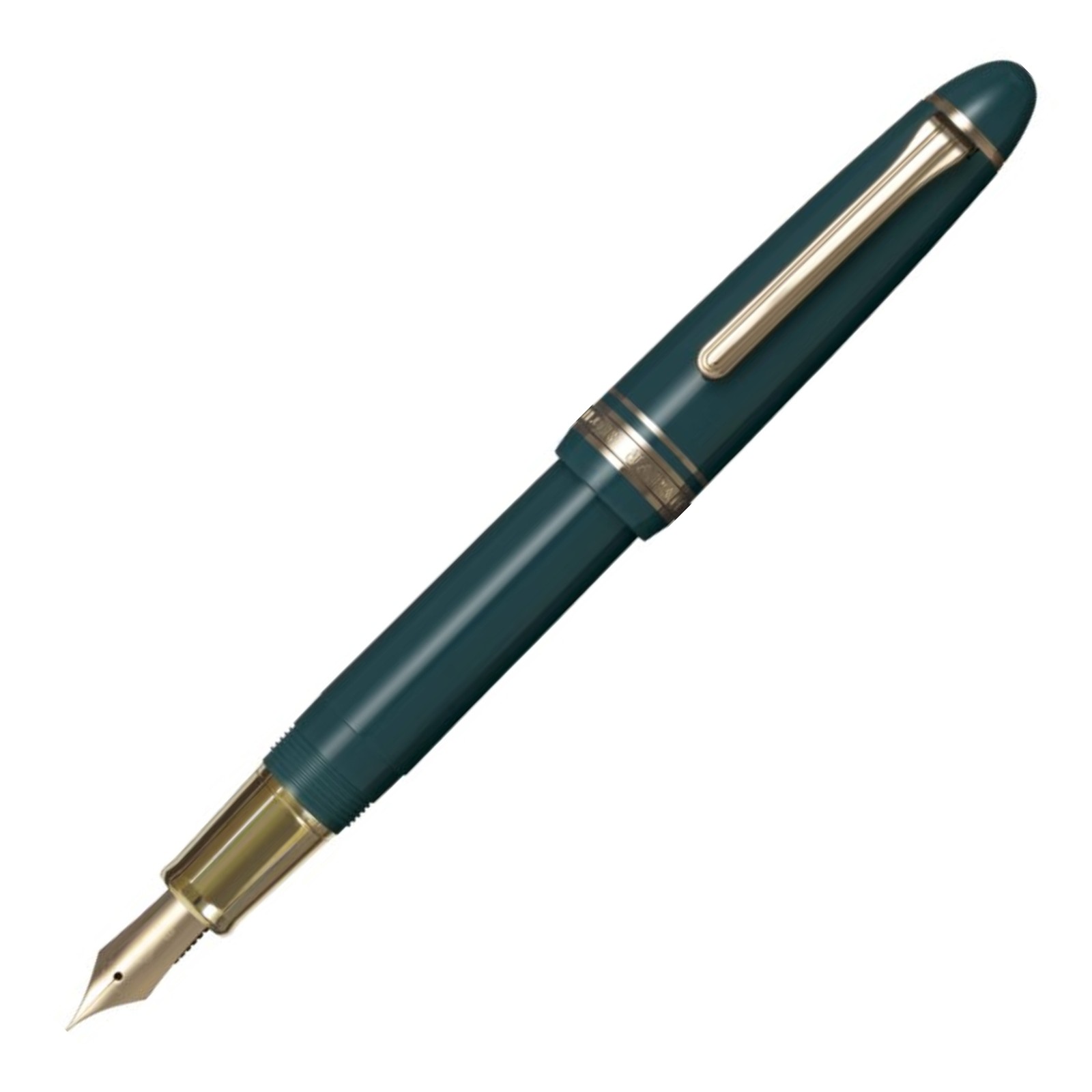 Sailor 1911 Casual L Stable Fountain Pen in Muted Green, Gold Trim, Extra Fine