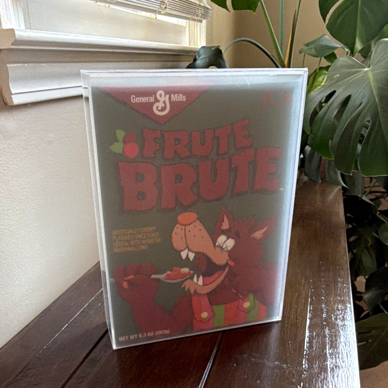 KAWS Monsters Frute Brute Cereal Limited Edition in Acrylic Case