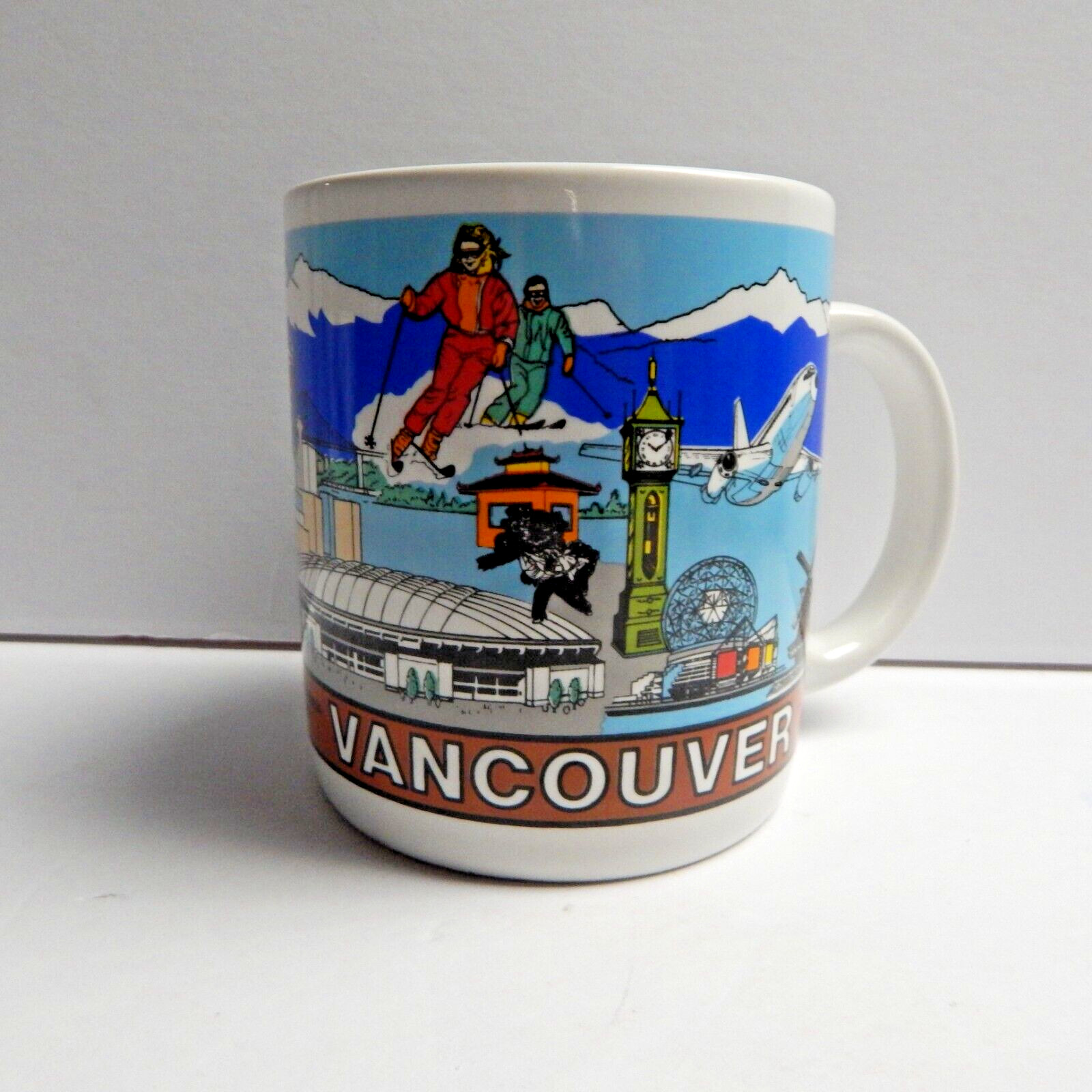 Vintage Vancouver Outdoor Activity Coffee Tea Mug Ceramic Travel