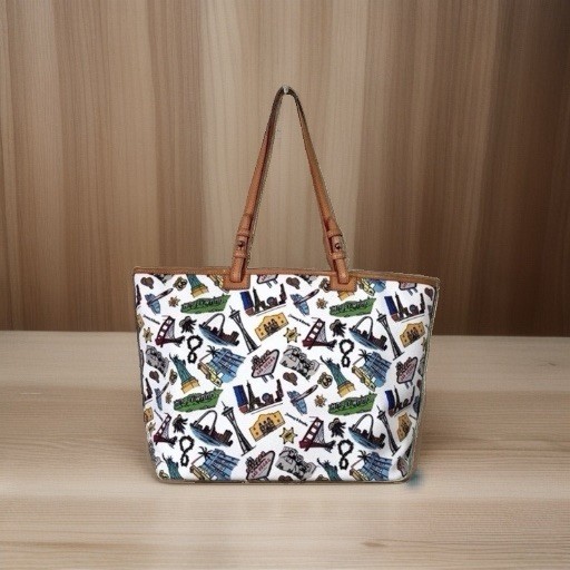 Dooney & Bourke Americana U.S.A. Landmarks Tote Bag - Rare/Hard to Find