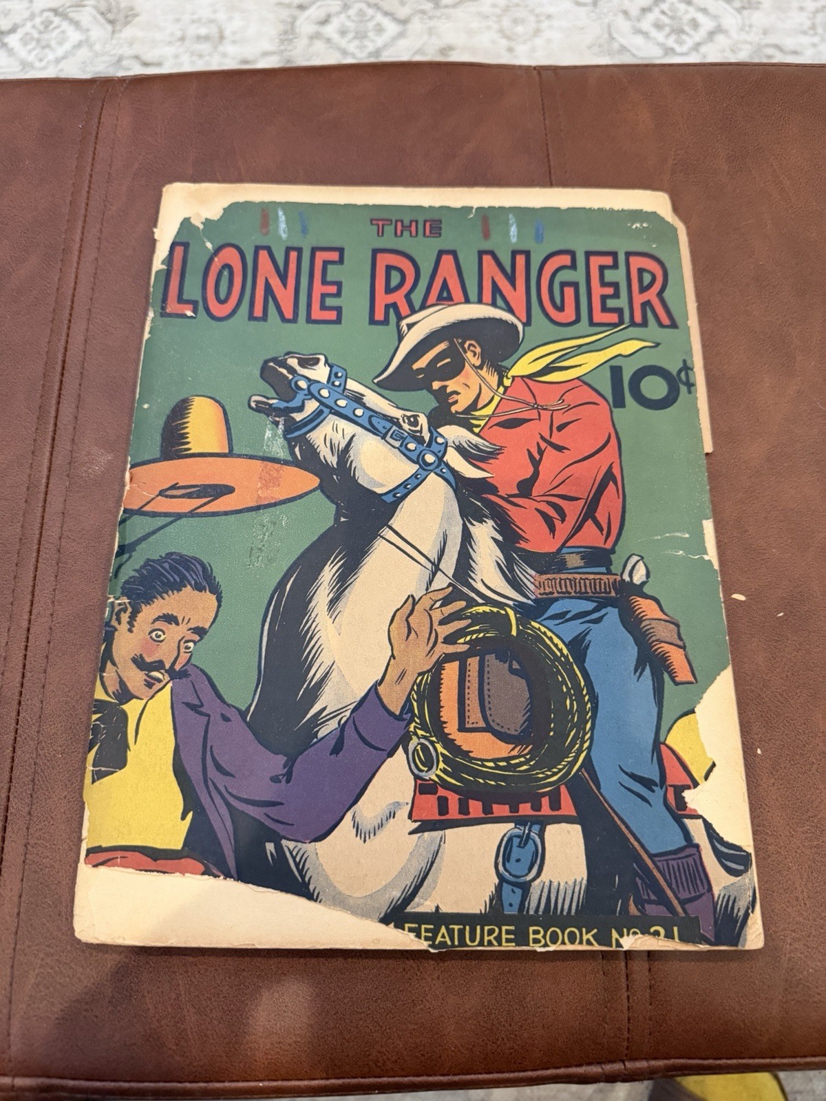 1940 The Lone Ranger Feature Book #21 David McKay Golden Age Comic Rare Book
