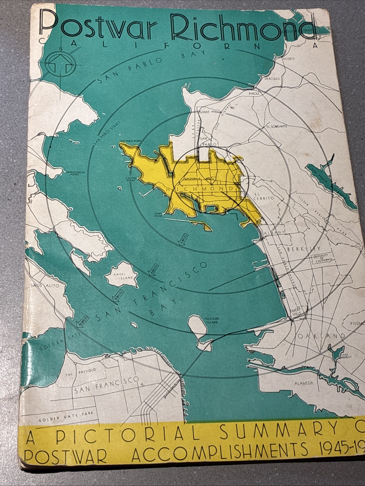 Rare Post War Richmond A Pictorial Summary of Post War Accomplishments 1945-1949