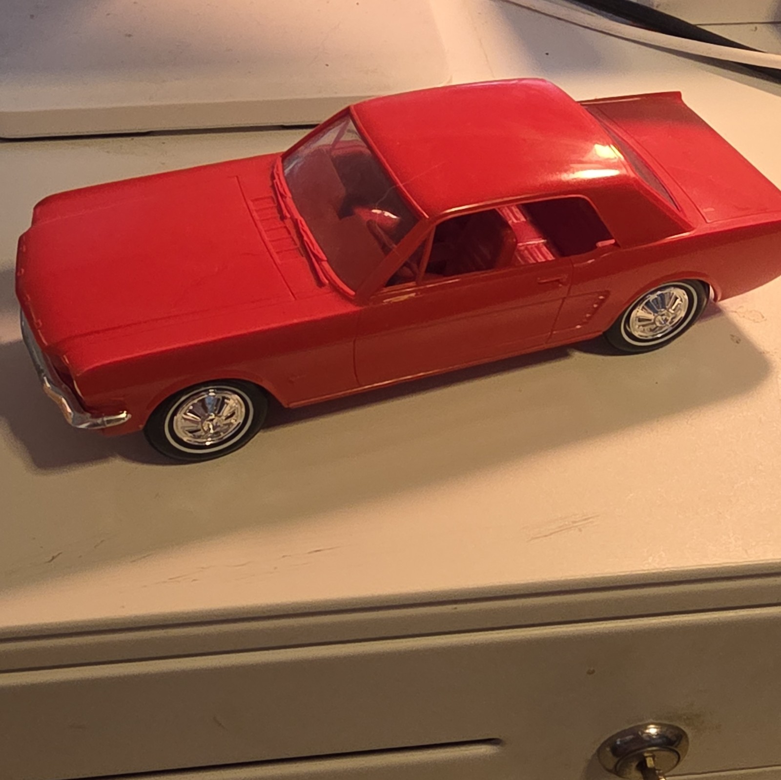VINTAGE 1965 FORD MUSTANG FASTBACK DEALER PROMO MODEL CAR