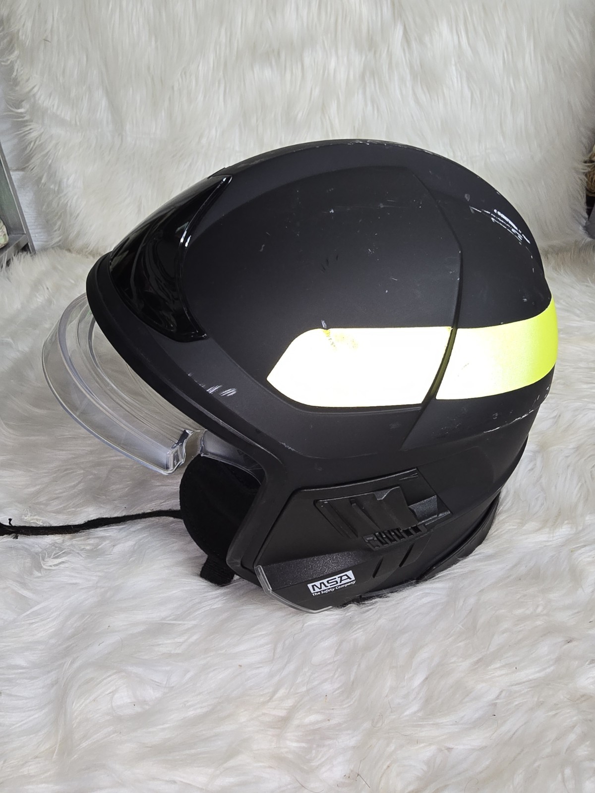 CAIRNS 2024 XF1 FIRE HELMET, MEDIUM, MATTE BLACK - Sold As Is 