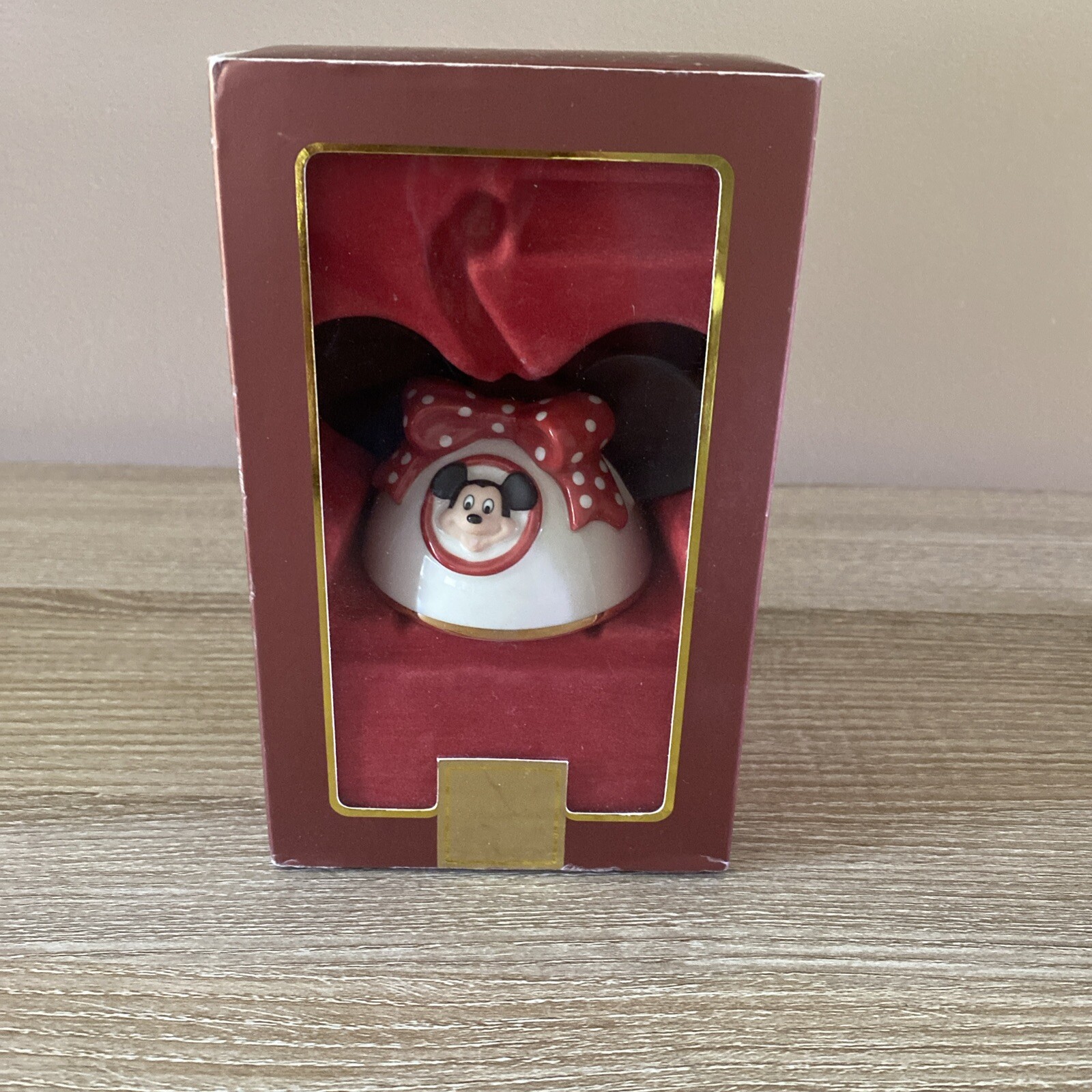 Lenox Disney My Own Mickey Mouse Ears Ceramic Christmas Ornament