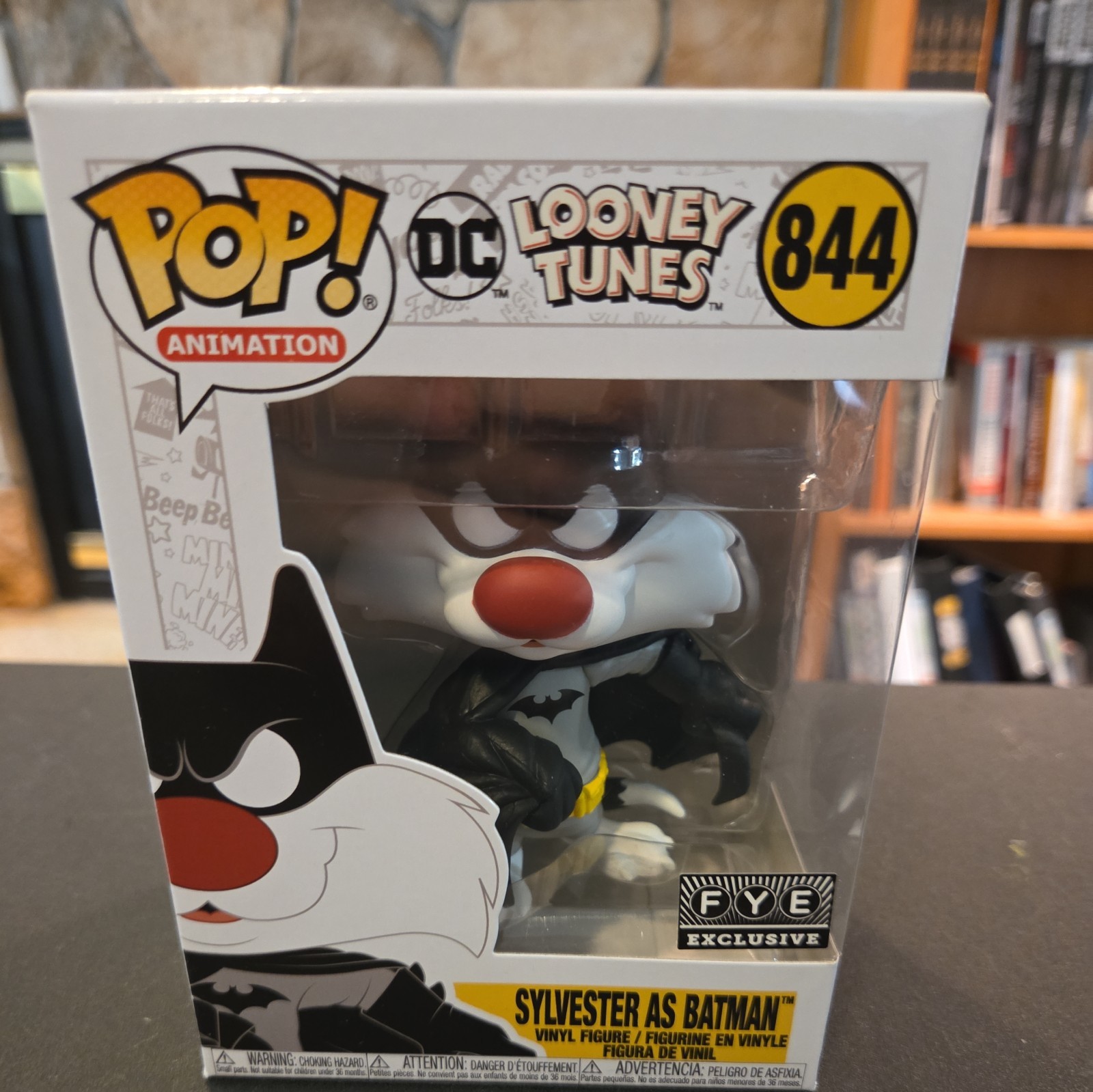 Sylvester as Batman Funko POP Animation #844 FYE Exclusive Looney Tunes DC