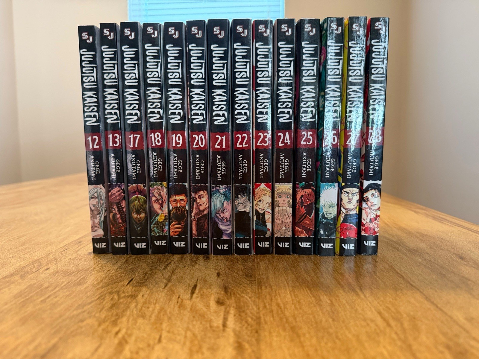 Jujutsu Kaisen Manga Volumes 12-28 Lot (14 Books) Missing 14,15,16 English