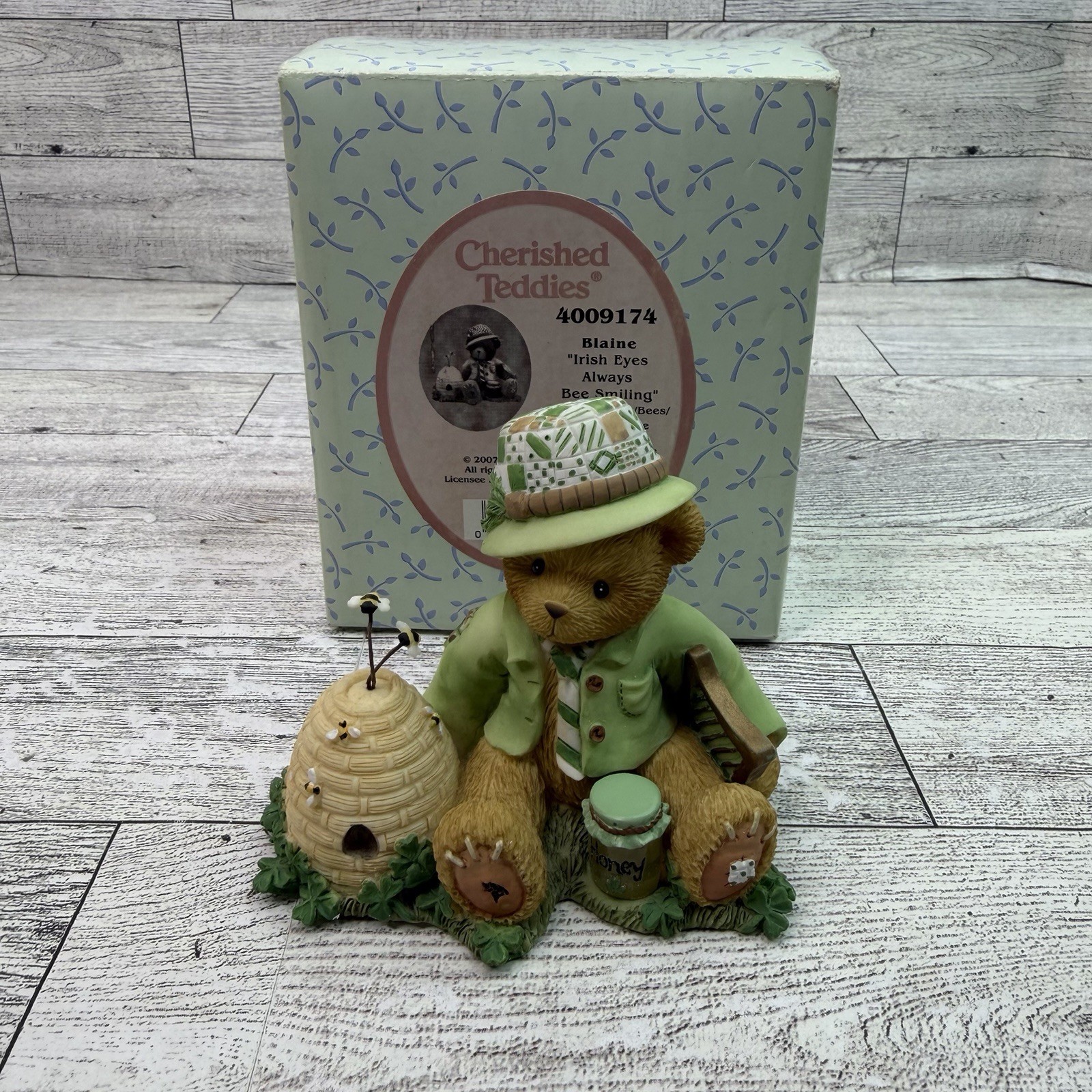 Cherished Teddies Blaine “Irish Eyes Always Be Smiling” 4009174 W/ Box