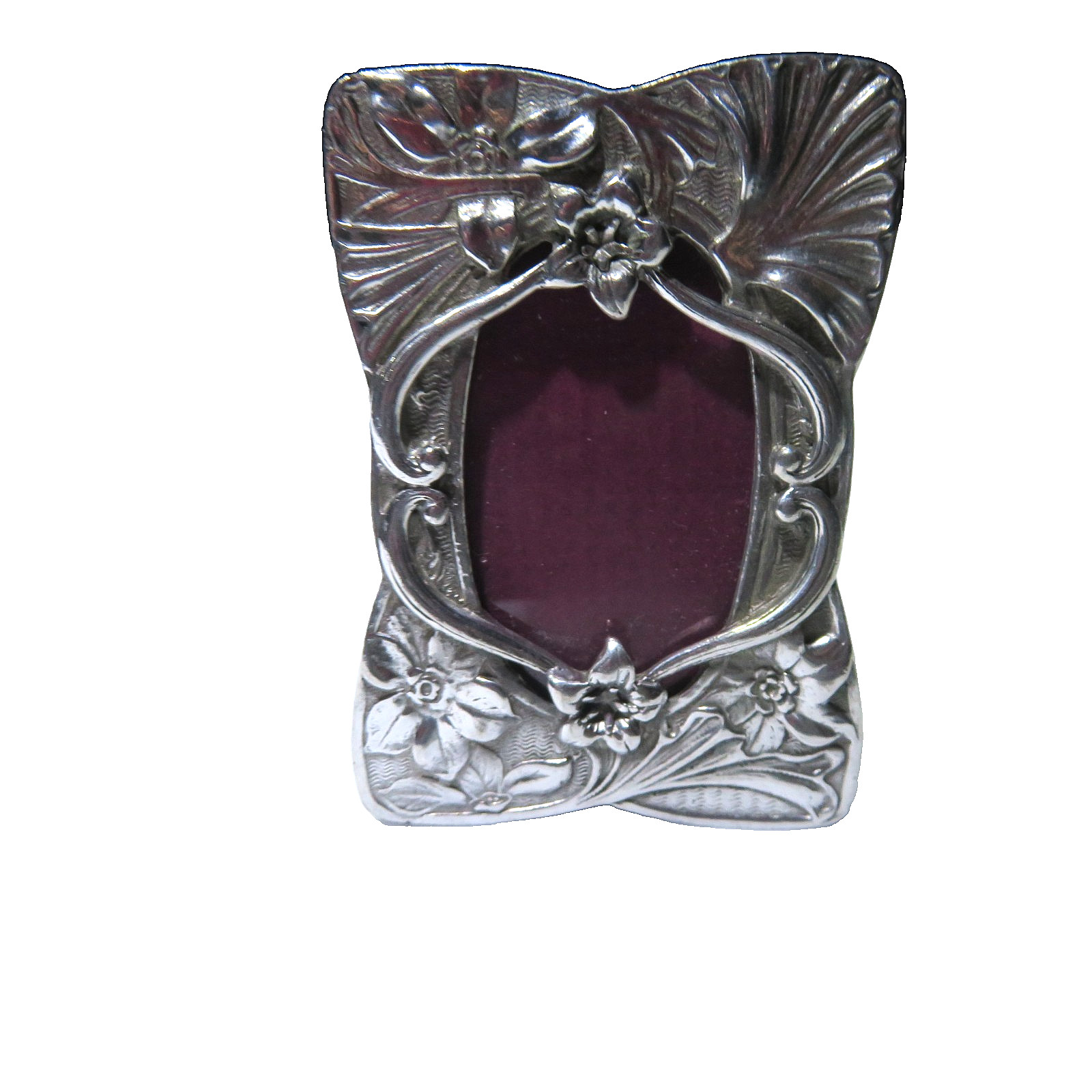 Pewter Elias Style Miniature Picture Frame 1