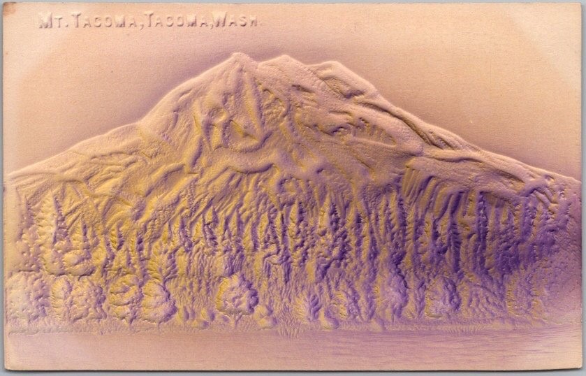 c1910s TACOMA, Washington Embossed Postcard 