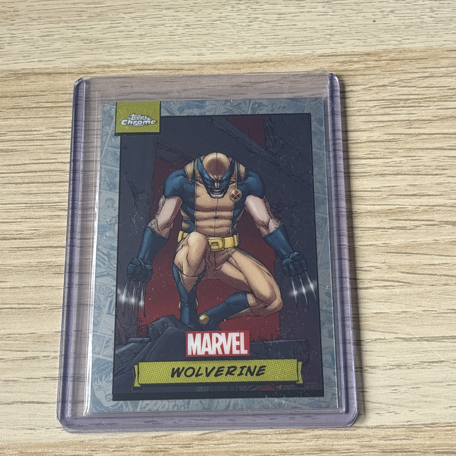 Wolverine 2024 Topps Marvel Chrome First Edition Base Card Mint Condition🔥